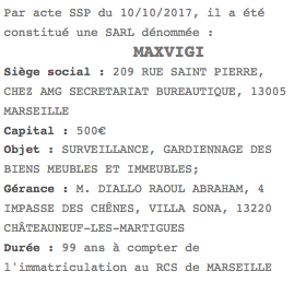 publicite legale sarl marseille